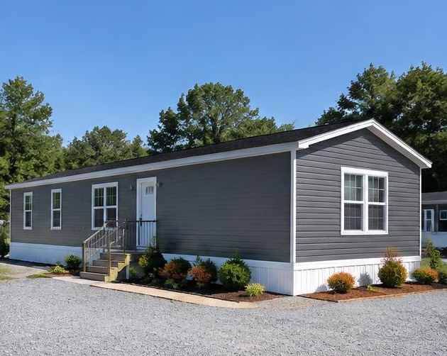The Palm — illustrative mobile home exterior