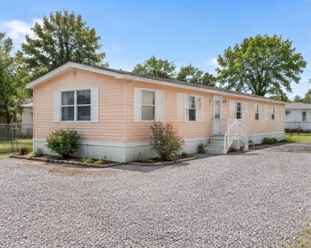 The Peach — illustrative mobile home exterior