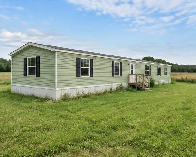The Orchard — illustrative mobile home exterior