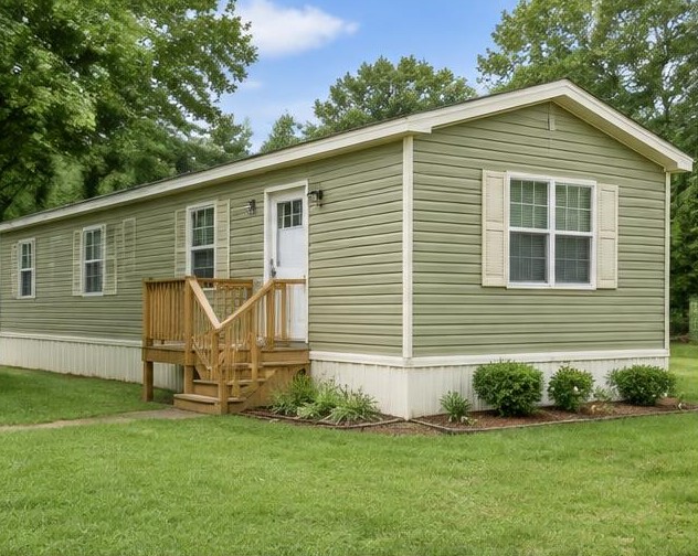 The Olive — illustrative mobile home exterior